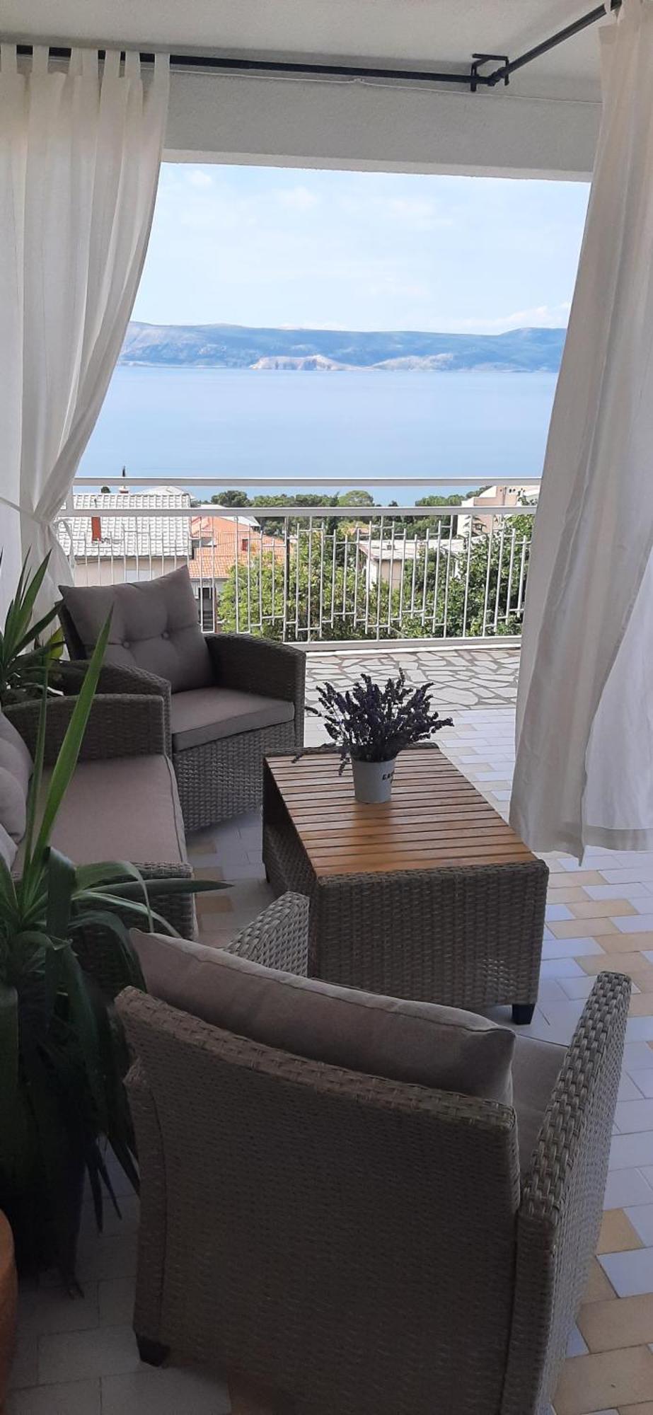 Apartmán Nina Seaview Novi Vinodolski Exteriér fotografie